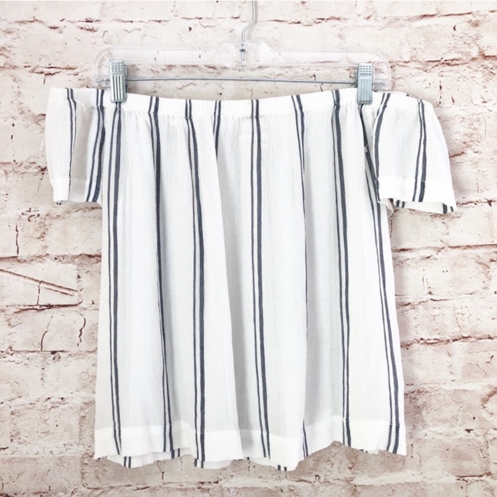 ANTHROPOLOGIE OFF THE SHOULDER TOP